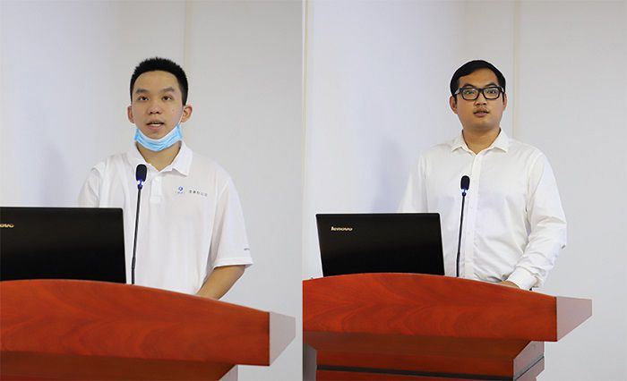 老員工代表發(fā)言。李立云 攝4.JPG